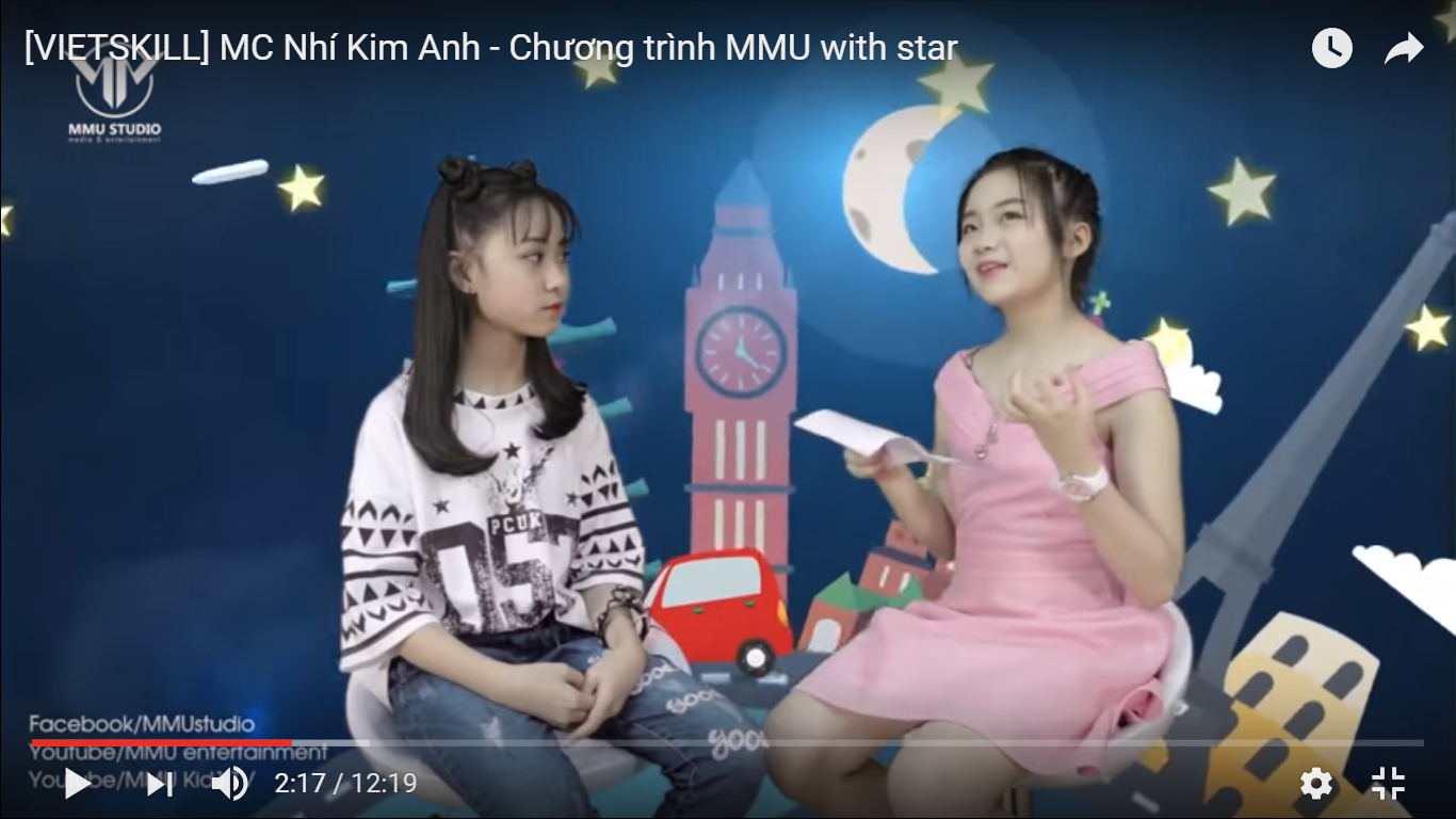 MC Nhí Kim Anh - Chương trình MMU with star 