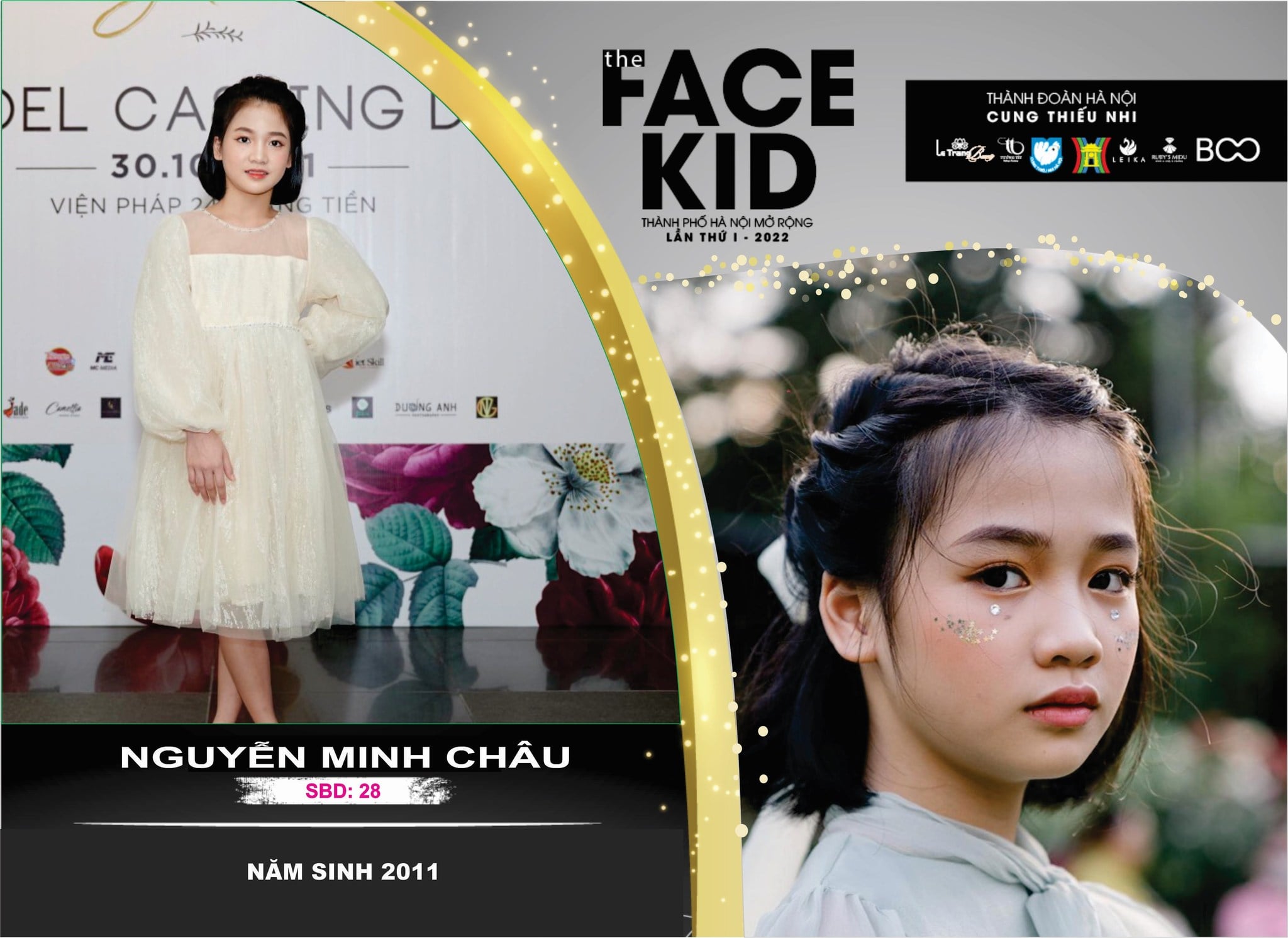 Học trò nhí Minh Châu “ẵm giải” tại cuộc thi The Face Kid 2022