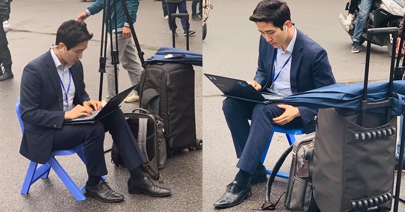 Nhan sắc gây chú ý của phóng viên quốc tế tác nghiệp tại Việt Nam
