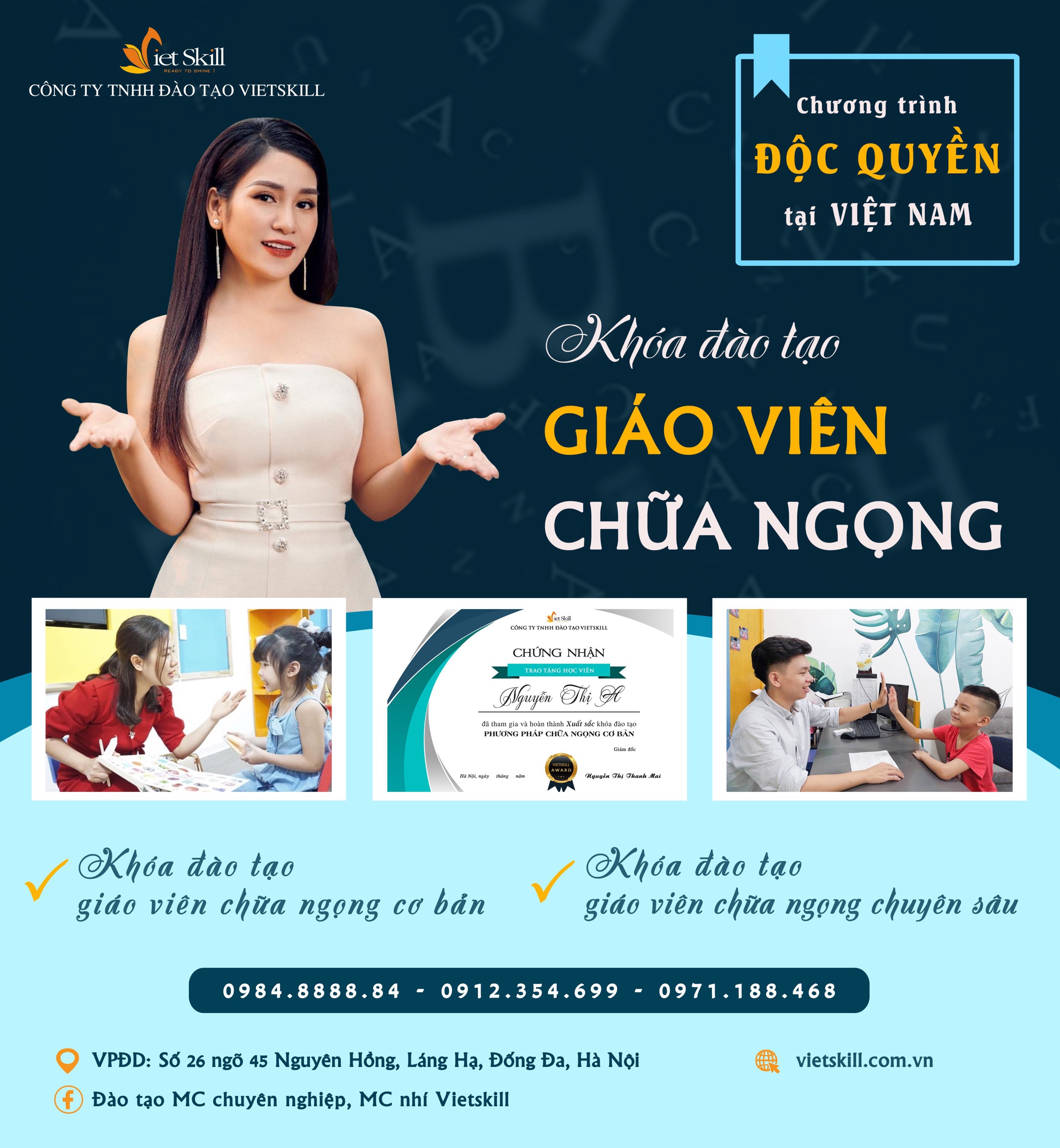 Đào tạo Giáo viên dạy Chữa ngọng uy tín