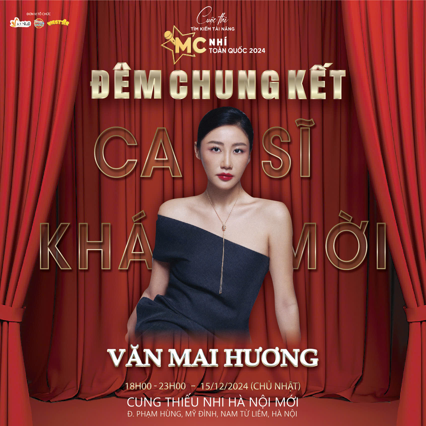 Văn Mai Hương hoà giọng cùng 21 thí sinh nhí tại Chung kết Cuộc thi MC nhí Toàn Quốc 